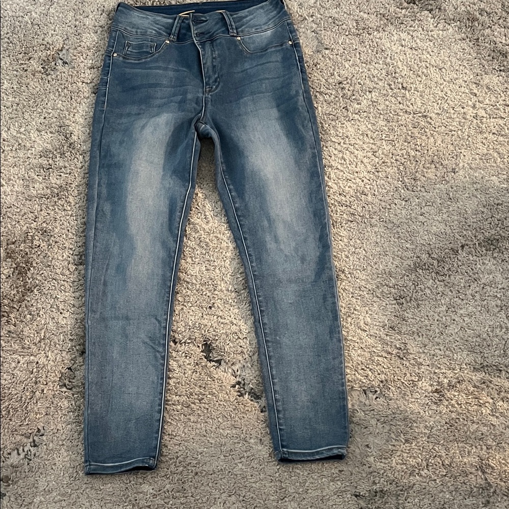 Seven7 Women's Blue Skinny Jeans